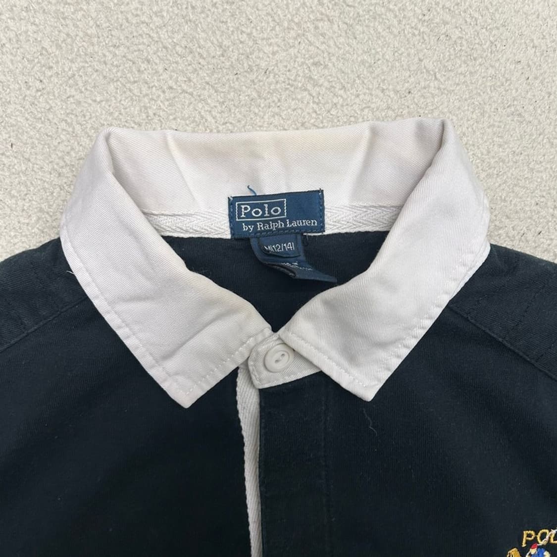 폴로랄프로렌 pk 블랙 럭비 셔츠 M 상품이미지4