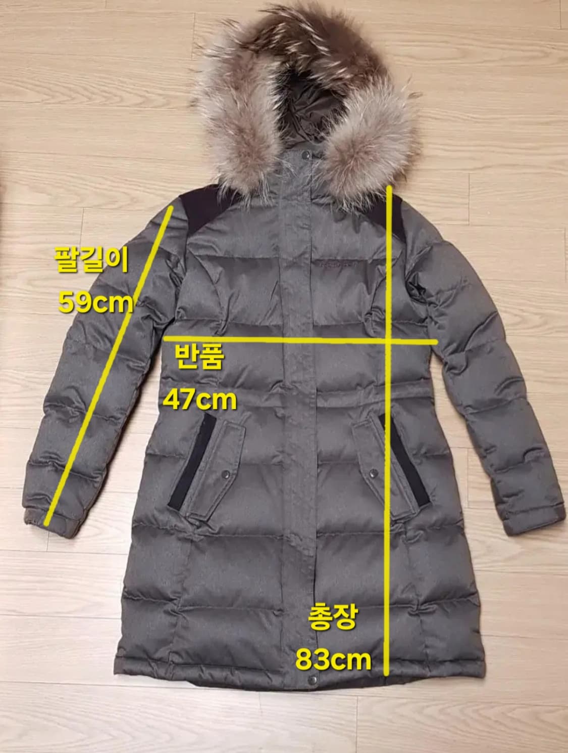 몽벨 레나4 롱다운 쟈켓, 구스 롱패딩, 구스다운재킷 90 상품이미지10