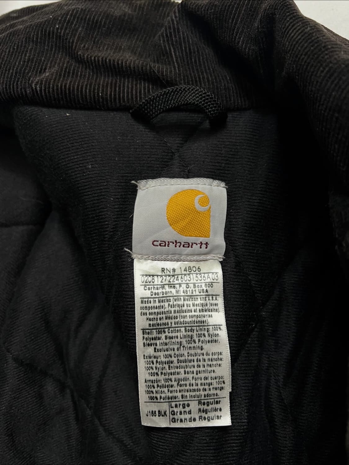 칼하트 J165 워크 자켓 상품이미지5