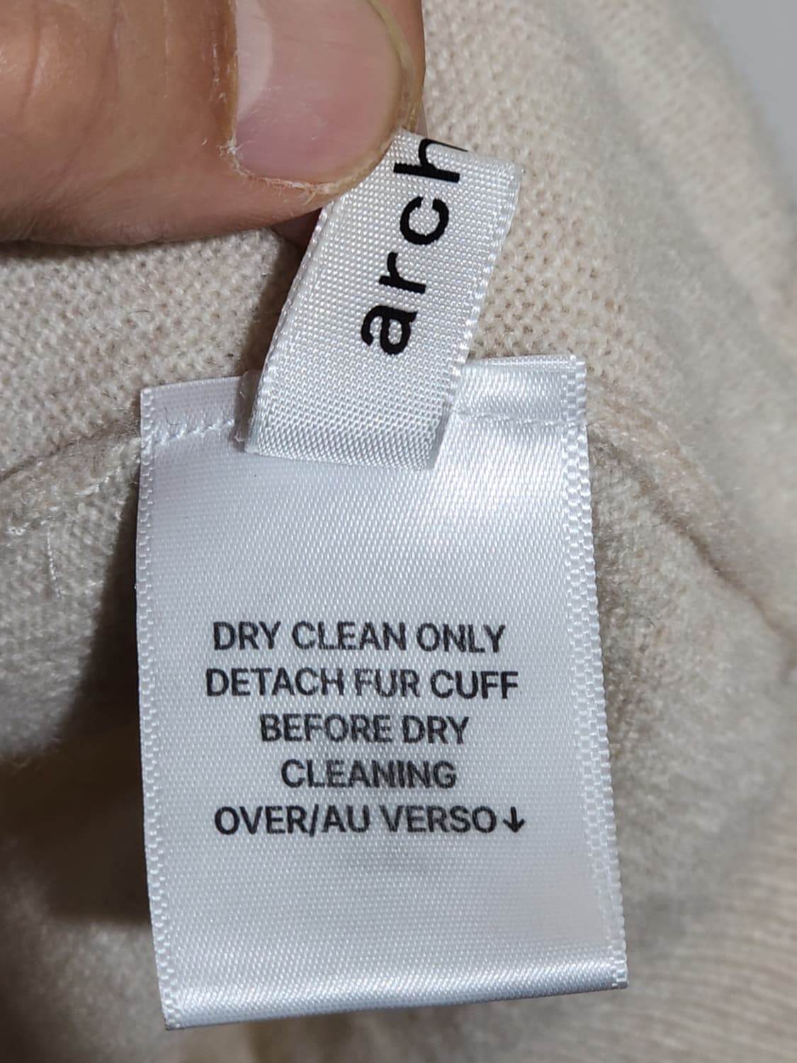 (L) 반폴라 캐시미어 니트 무지 반목 스웨터  상품이미지3