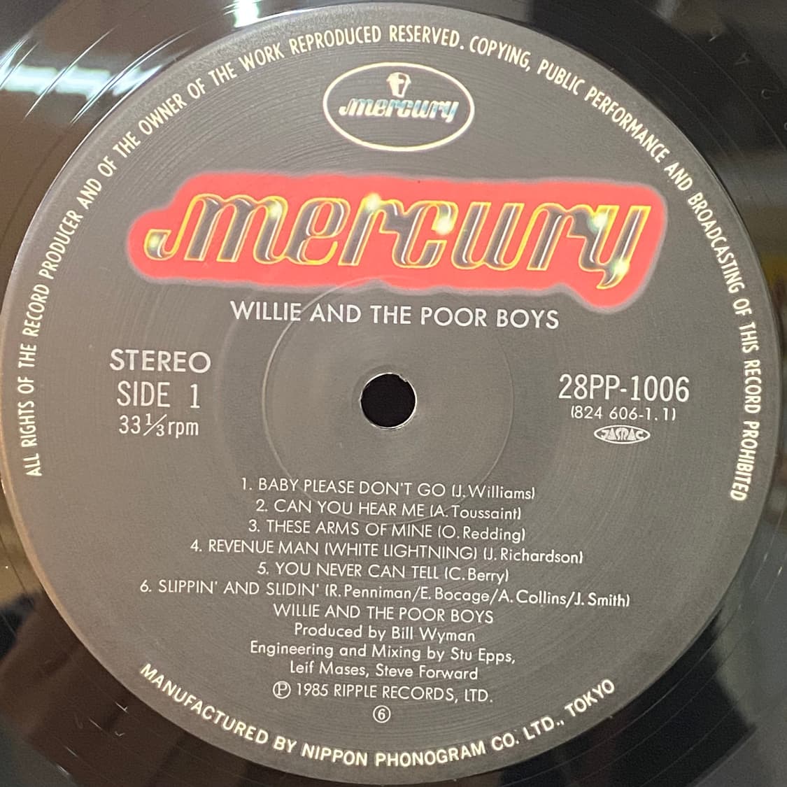 (LP-초민트시리즈) Willie And The Poor Boys - W 상품이미지4