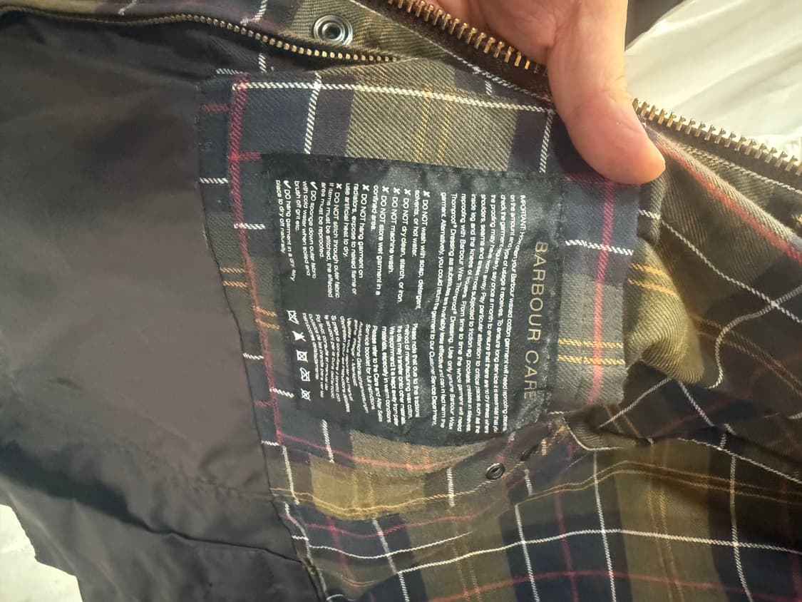 55-66 정품 바버 왁싱자켓 팝니다 상품이미지4