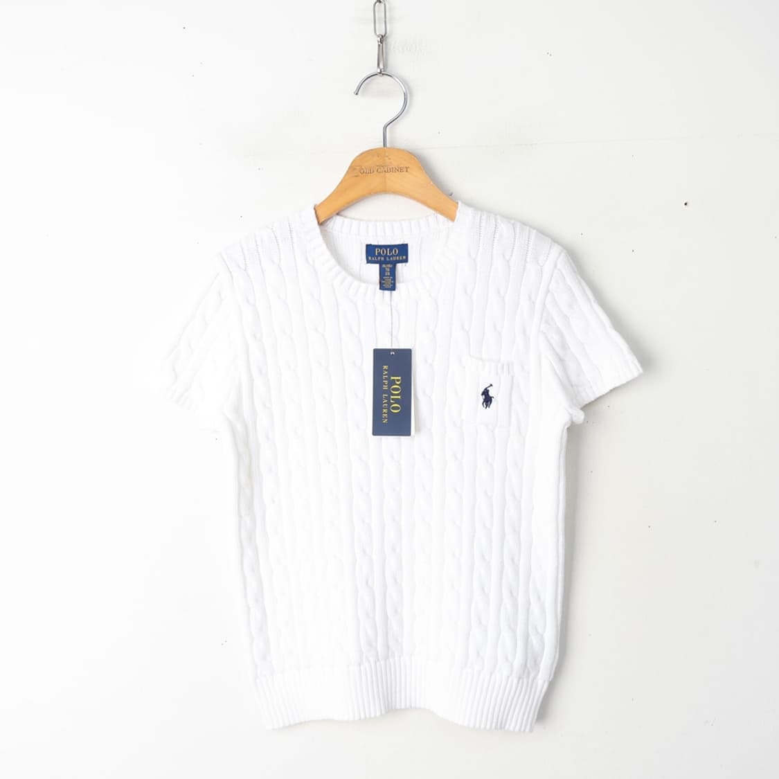 44/새상품 폴로 코튼 케이블 니트 상품이미지1