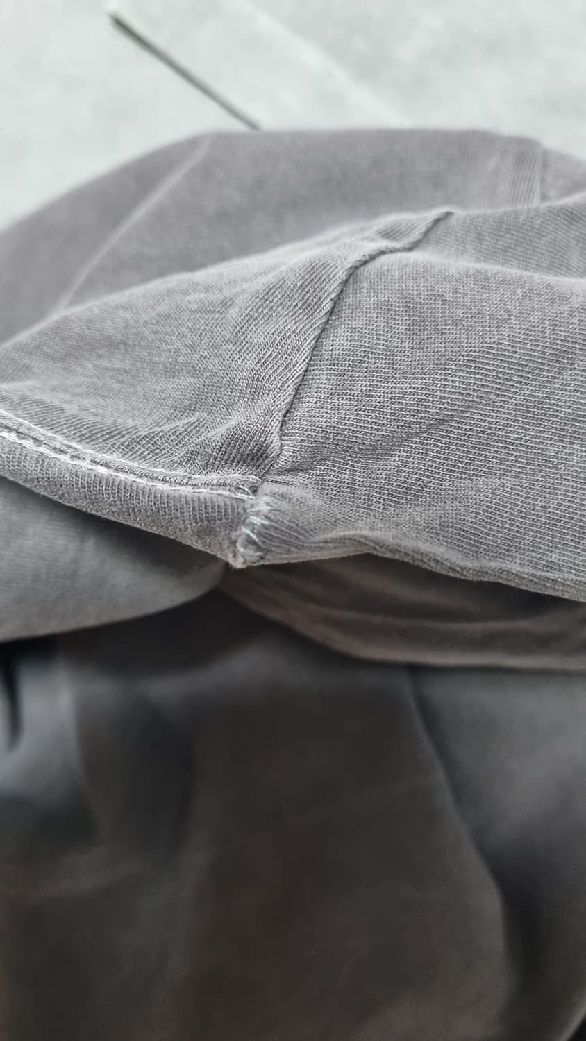 3 폴리테루 휴먼인덱스 레귤러 티셔츠 다이드 퍼플그레이, 그레이 2장 상품이미지5