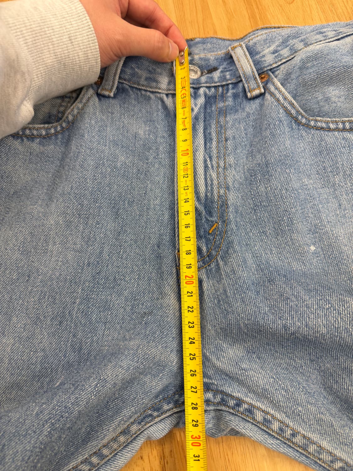 리바이스 505 연청 데님 팬츠 상품이미지7