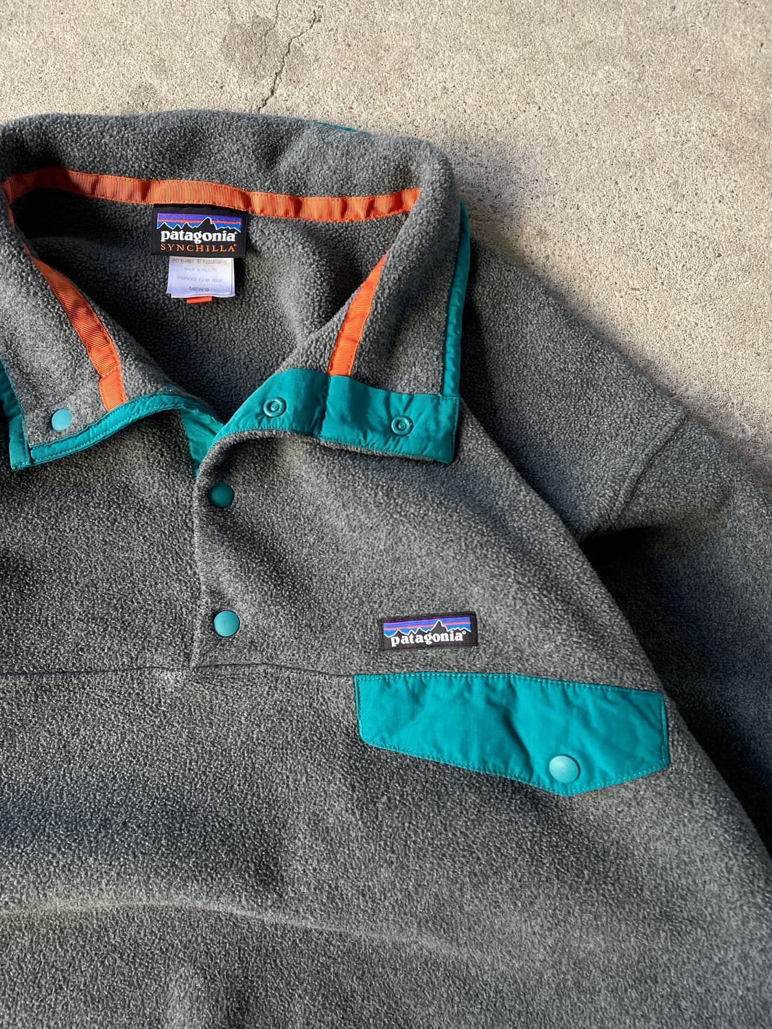 Patagonia Nikel&Teal Green Synchilla  상품이미지4