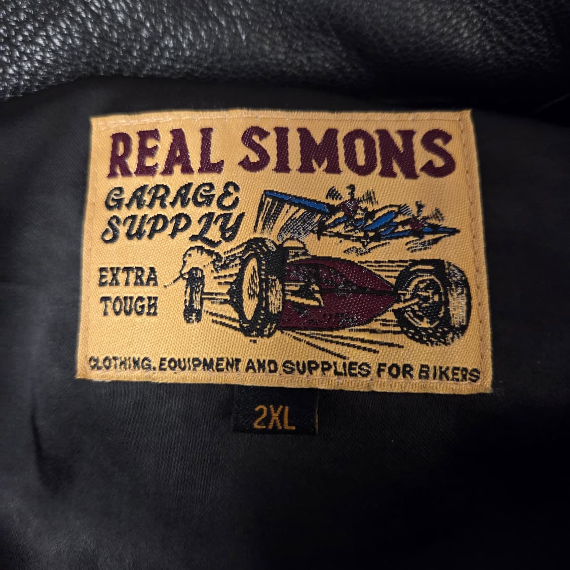 리얼시몬스 가죽패딩 2XL (실사이즈105) 상품이미지2