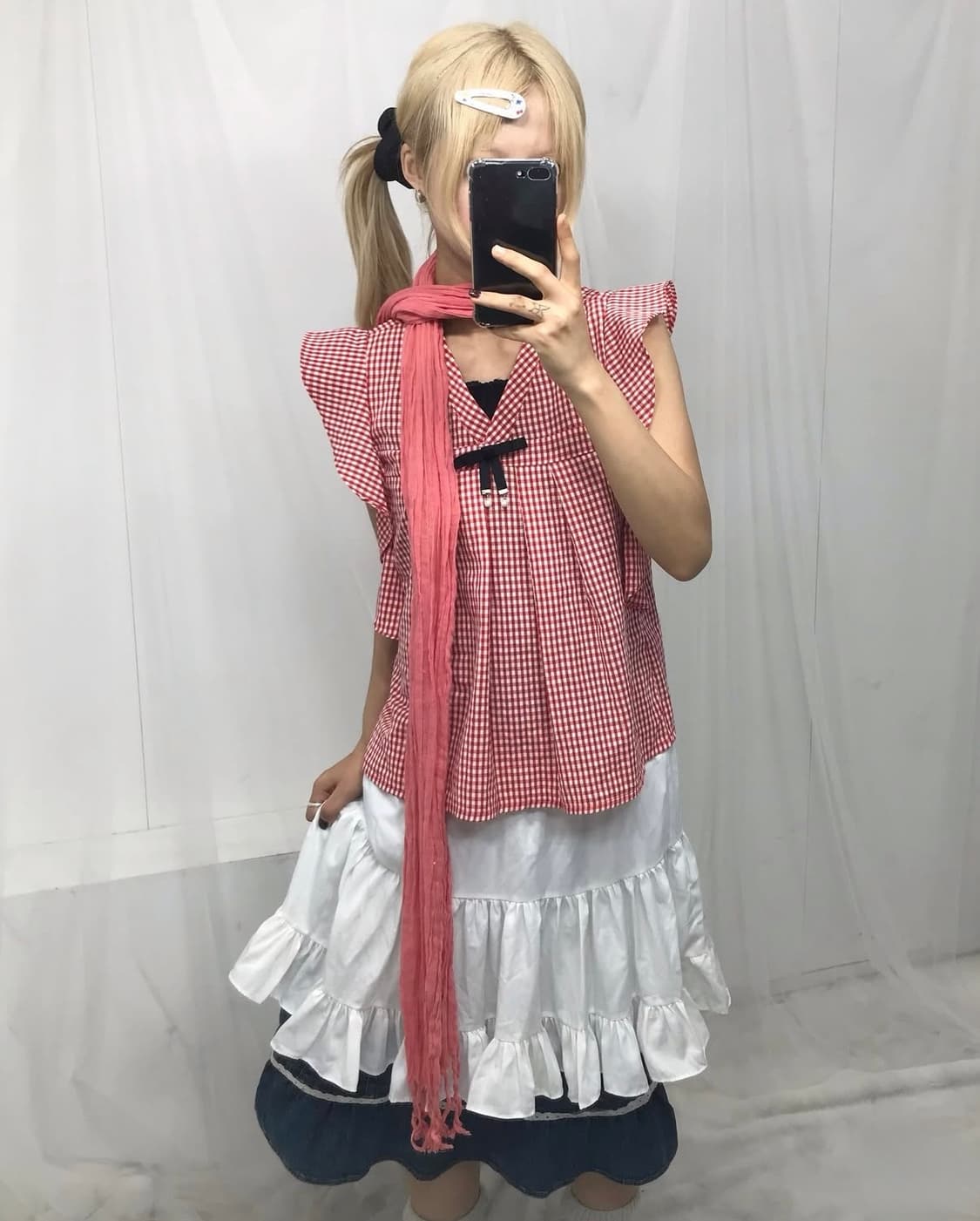 ✿레드 체크 러블리 set ✿ 상품이미지1