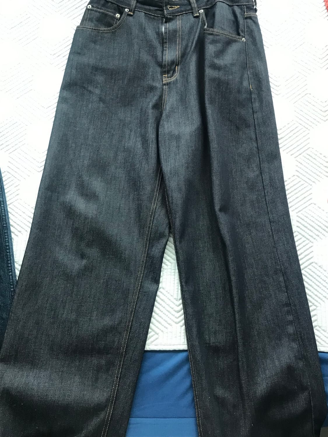 9999아카이브 Linking Wide Denim Pants 1사이즈 상품이미지1
