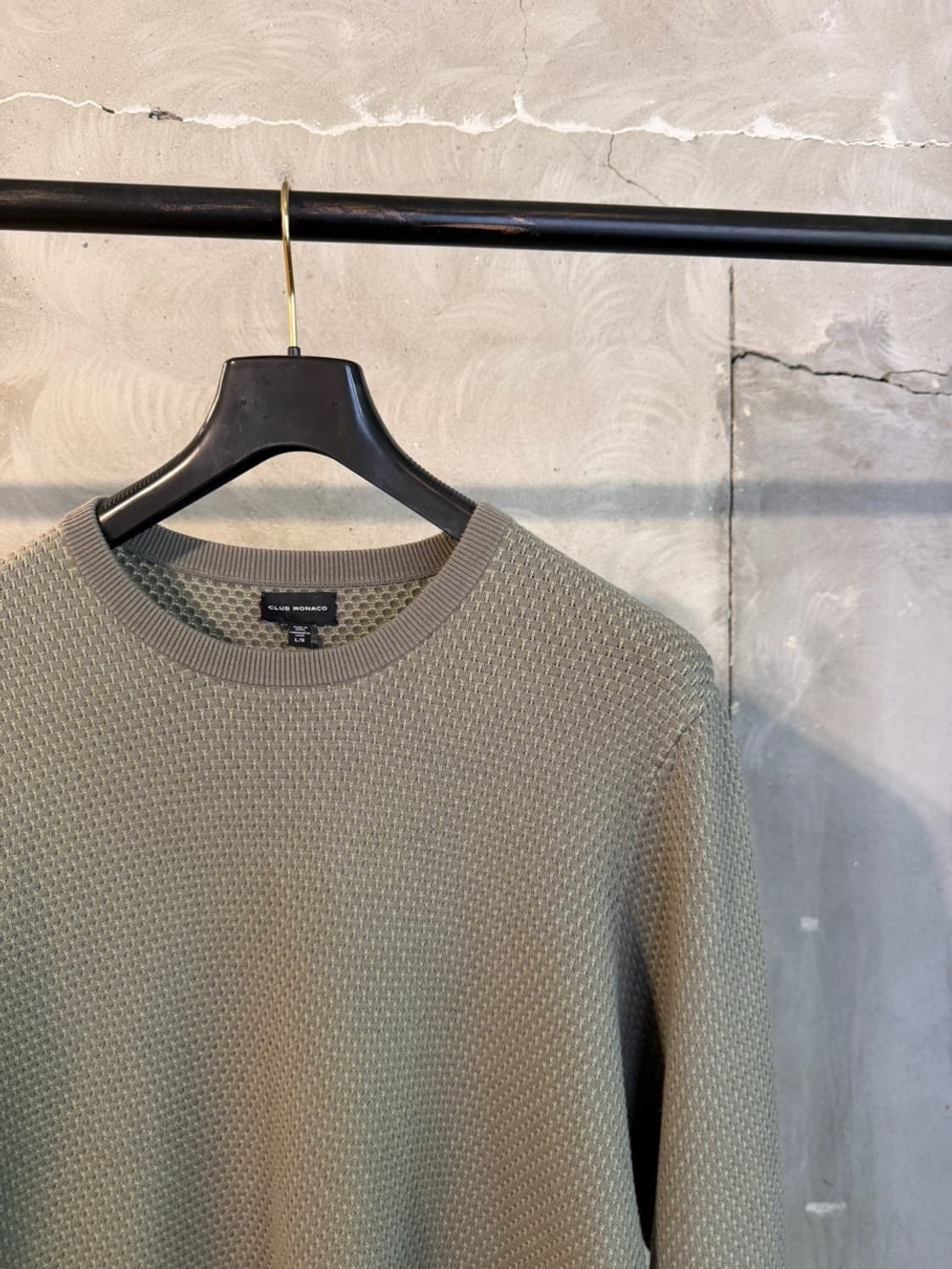 클럽모나코 와플 니트 100 상품이미지4