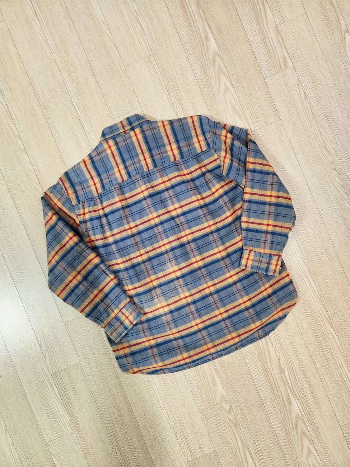 kansai yamamoto 러기드 더블 포켓 플란넬 셔츠 상품이미지5