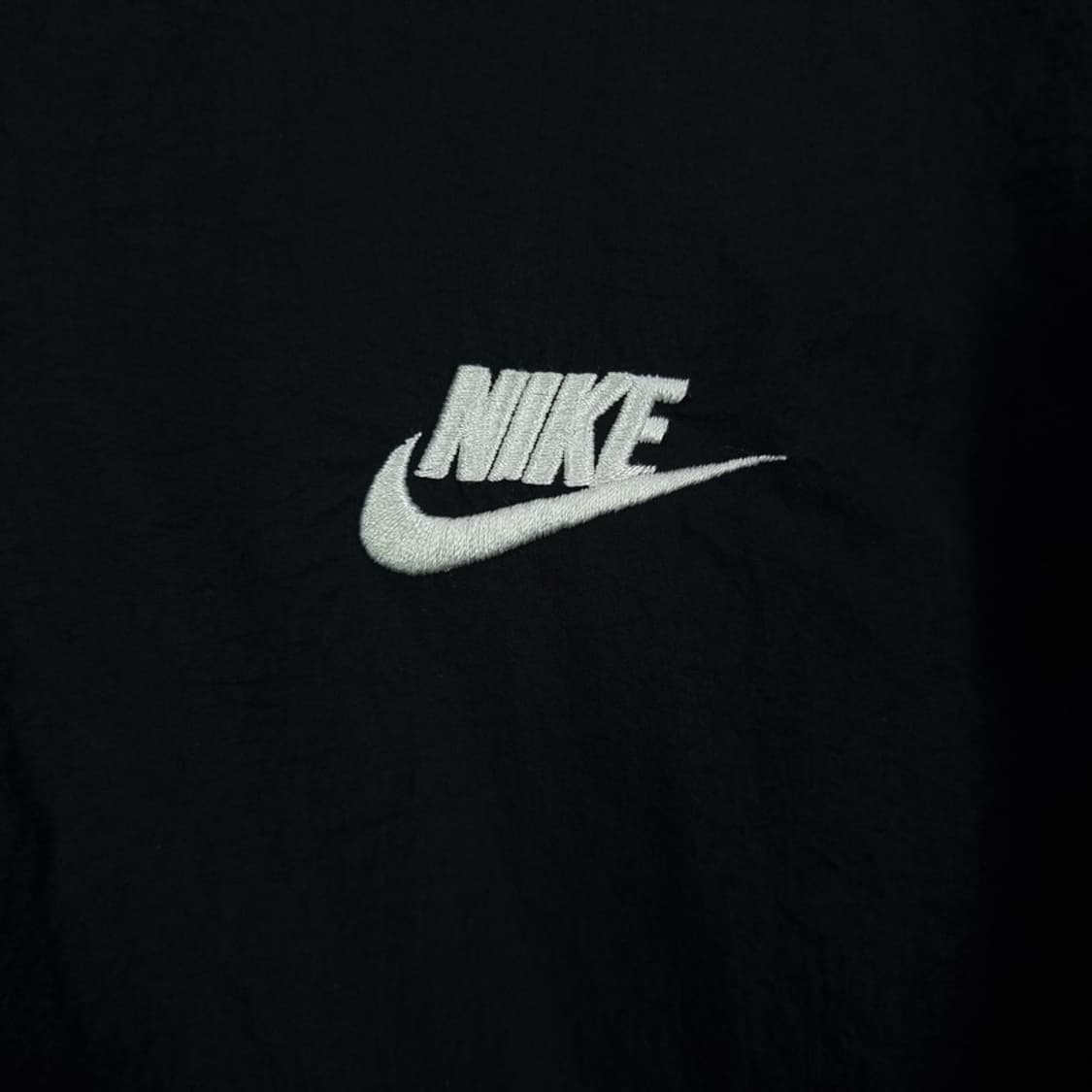 [나이키]로고 자수 후드 아노락 바람막이 자켓 블랙 M18644 상품이미지6