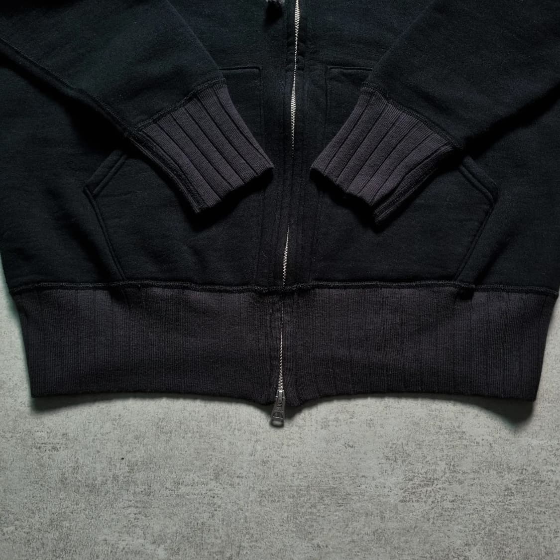 Two Moon 2way 블랙 후드파카 44-46sz 신품 상품이미지4