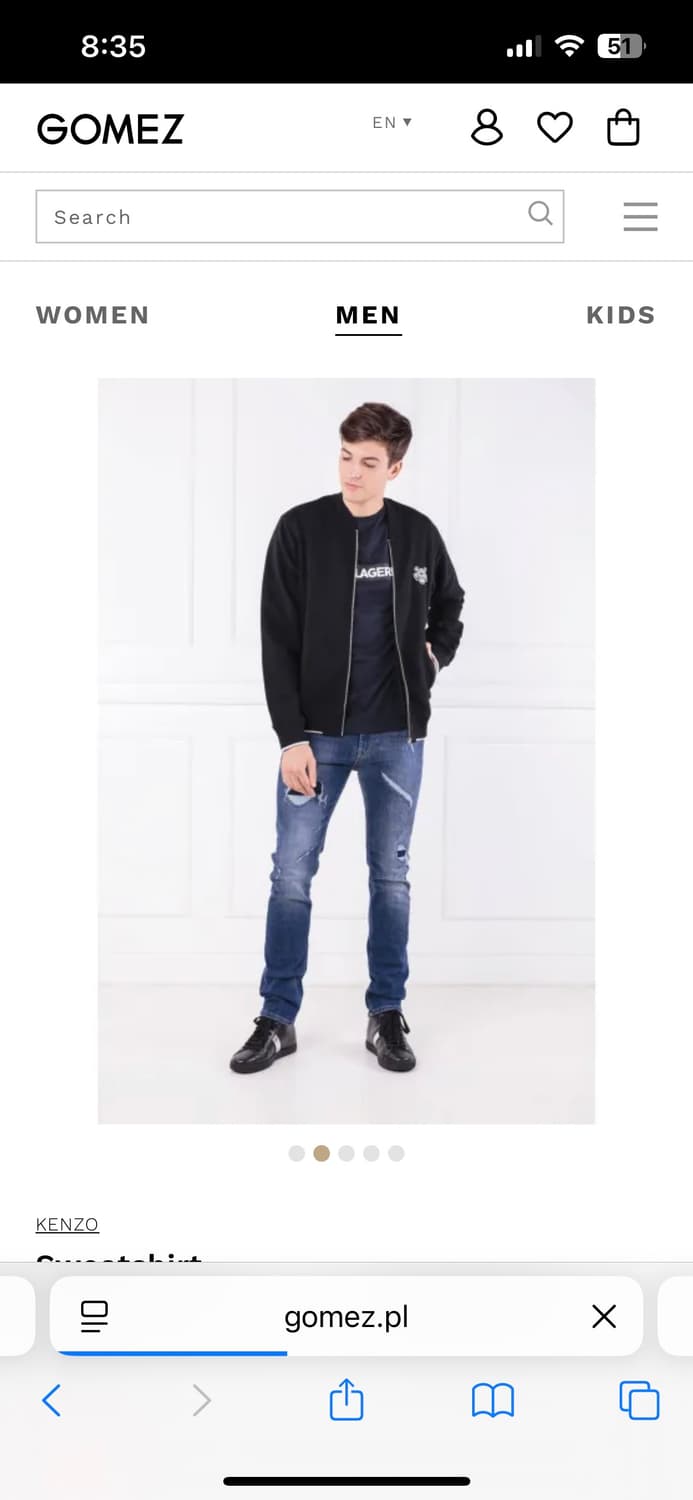 겐조 정품 집업 자켓 95 상품이미지5