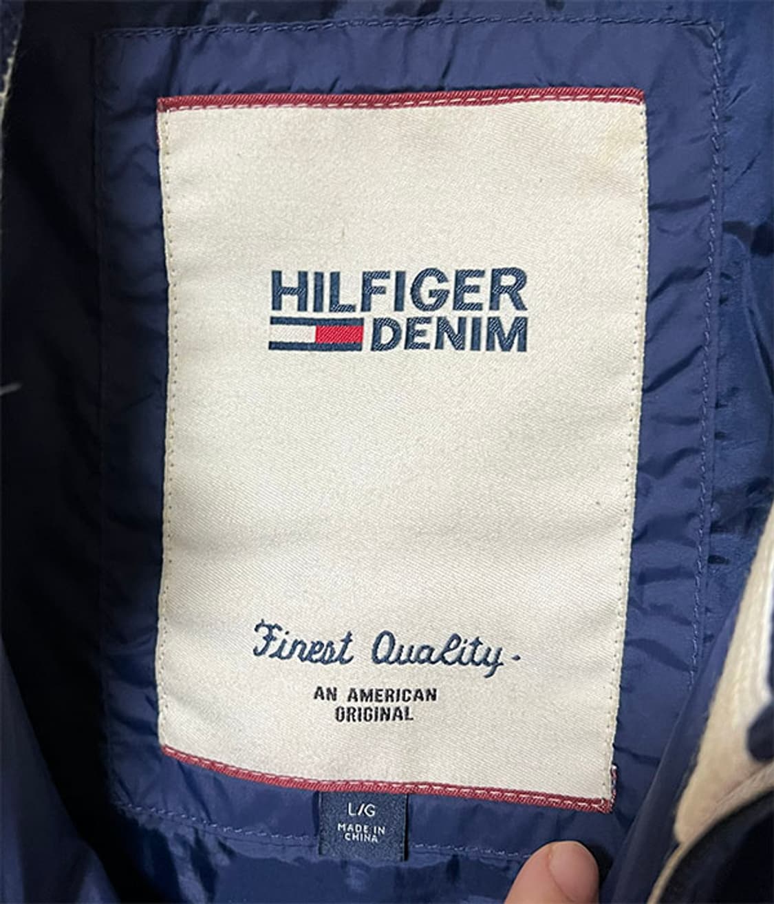 타미힐피거 남자 경량패딩 퀼팅 추동복 캐주얼 L 100 상품이미지3