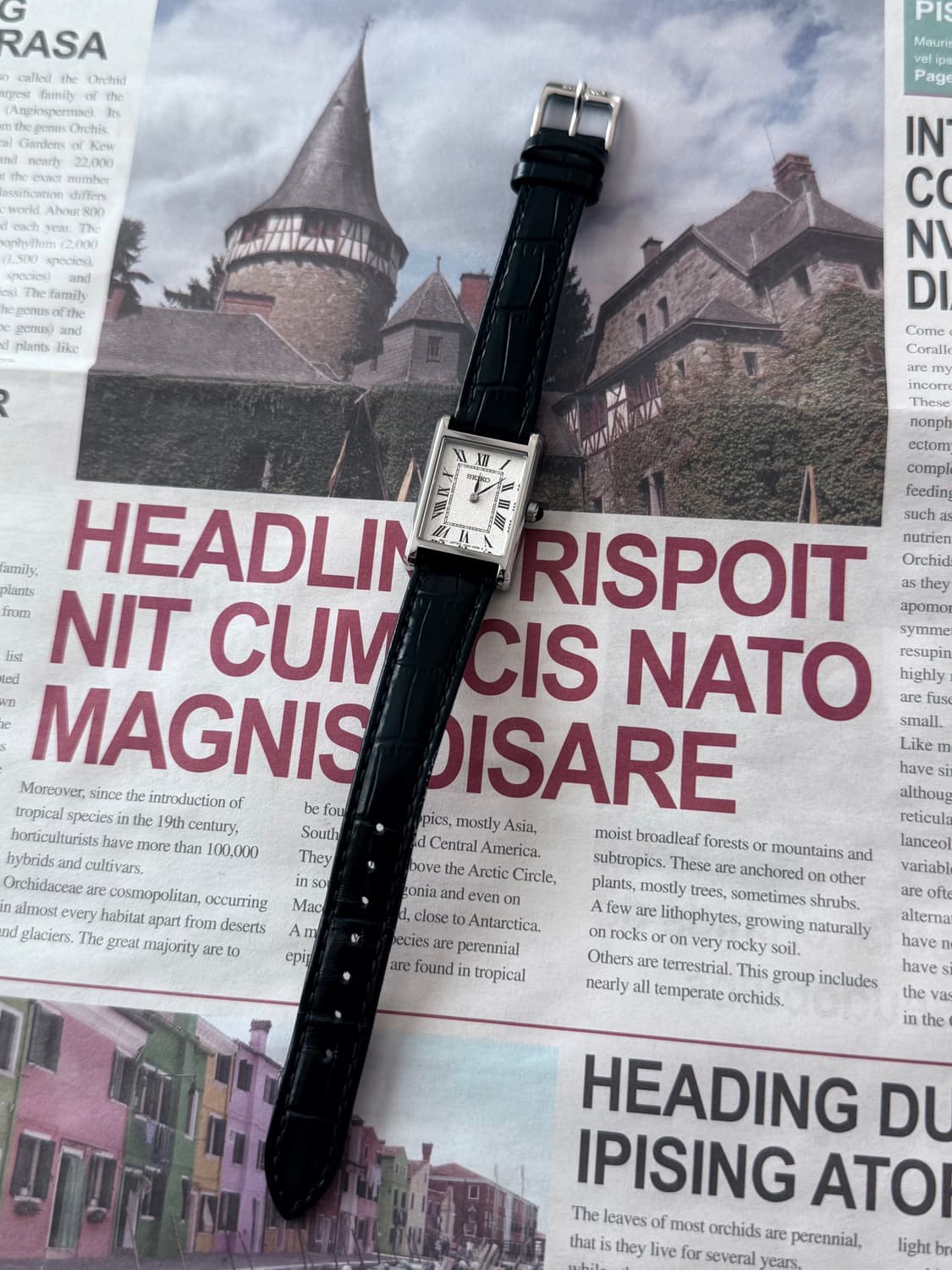 세이코 Seiko x 나노 유니버스 콜라보 한정판 탱크 상품이미지2