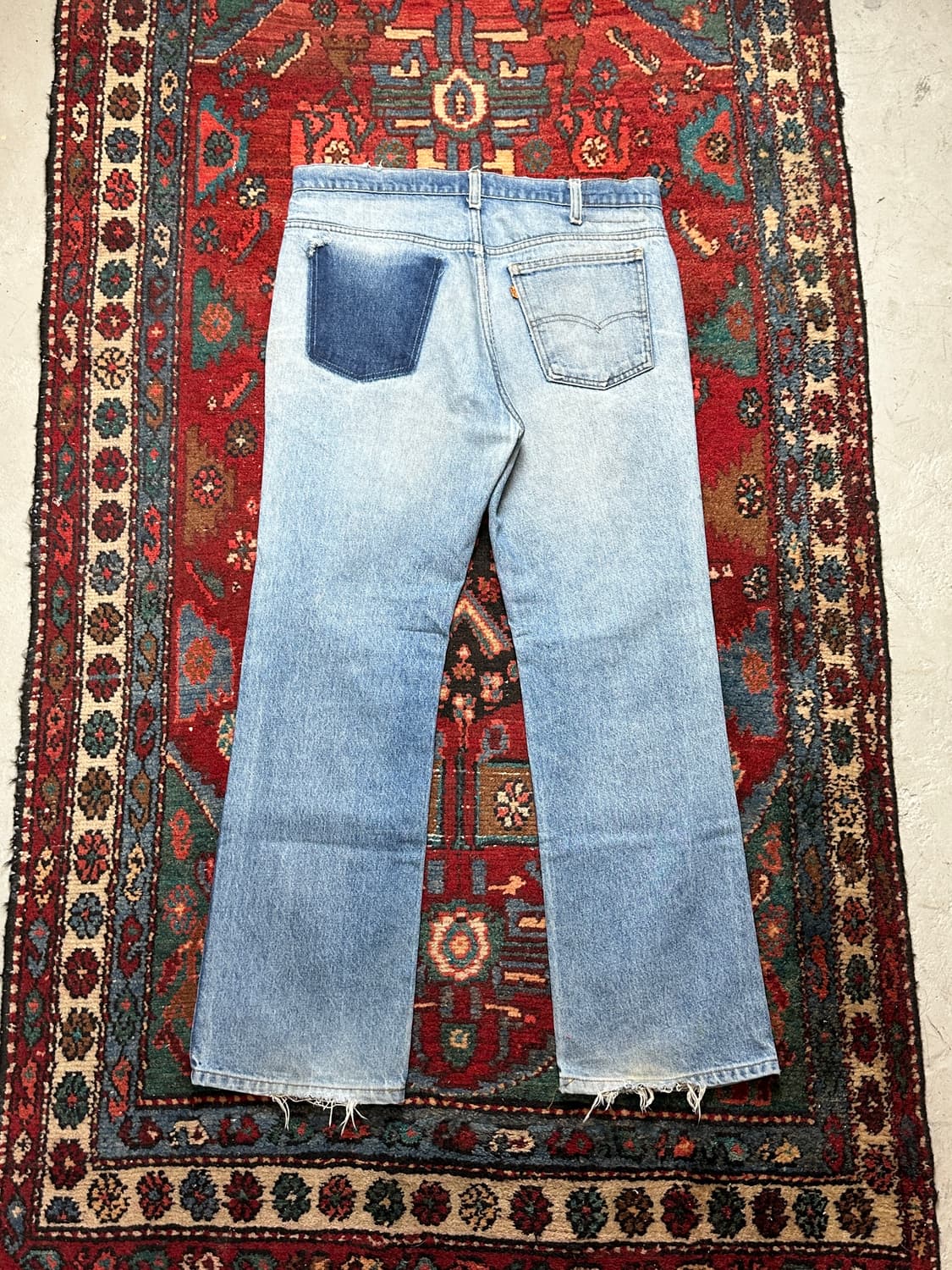 80’s USA Made 빈티지 리바이스 517 오렌지탭 부츠컷 상품이미지4