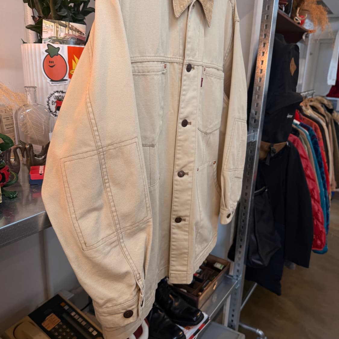 리바이스 레드 탭 코듀로이 카라 초어자켓 상품이미지2