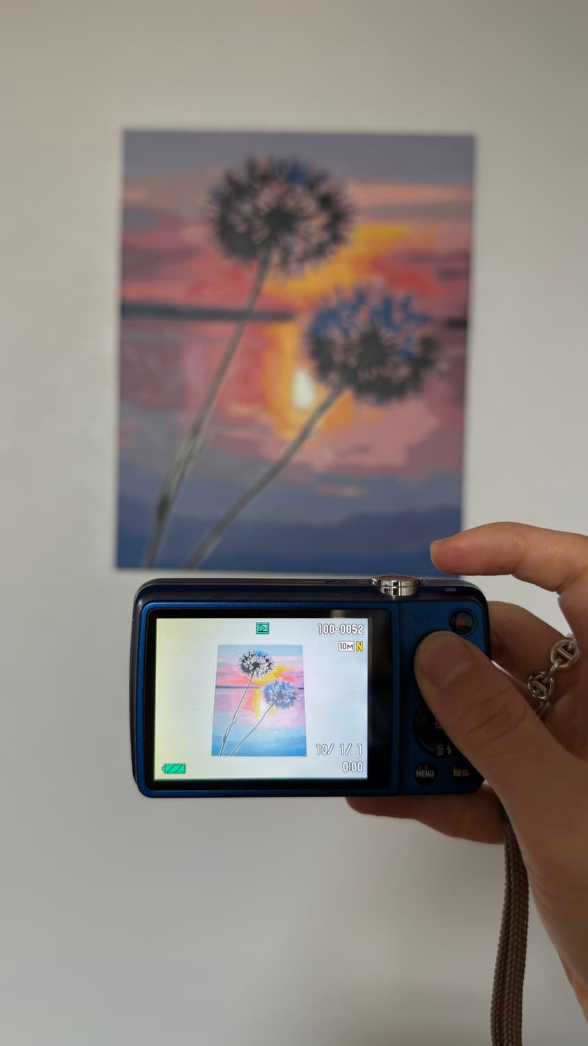 Casio Exilim 카시오 엑슬림 Z550 블루 / 작례 O 상품이미지8