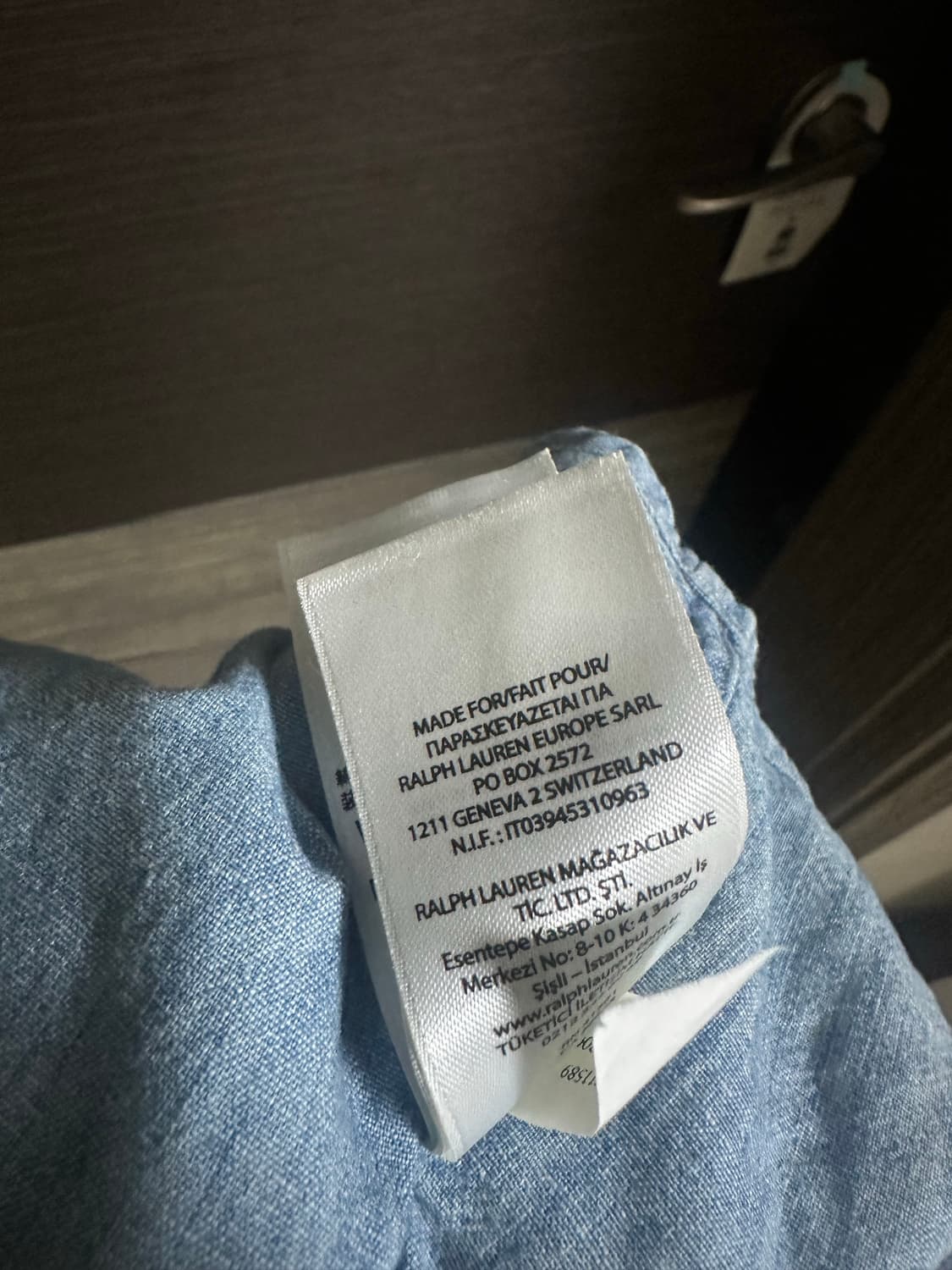 폴로 데님셔츠 상품이미지5