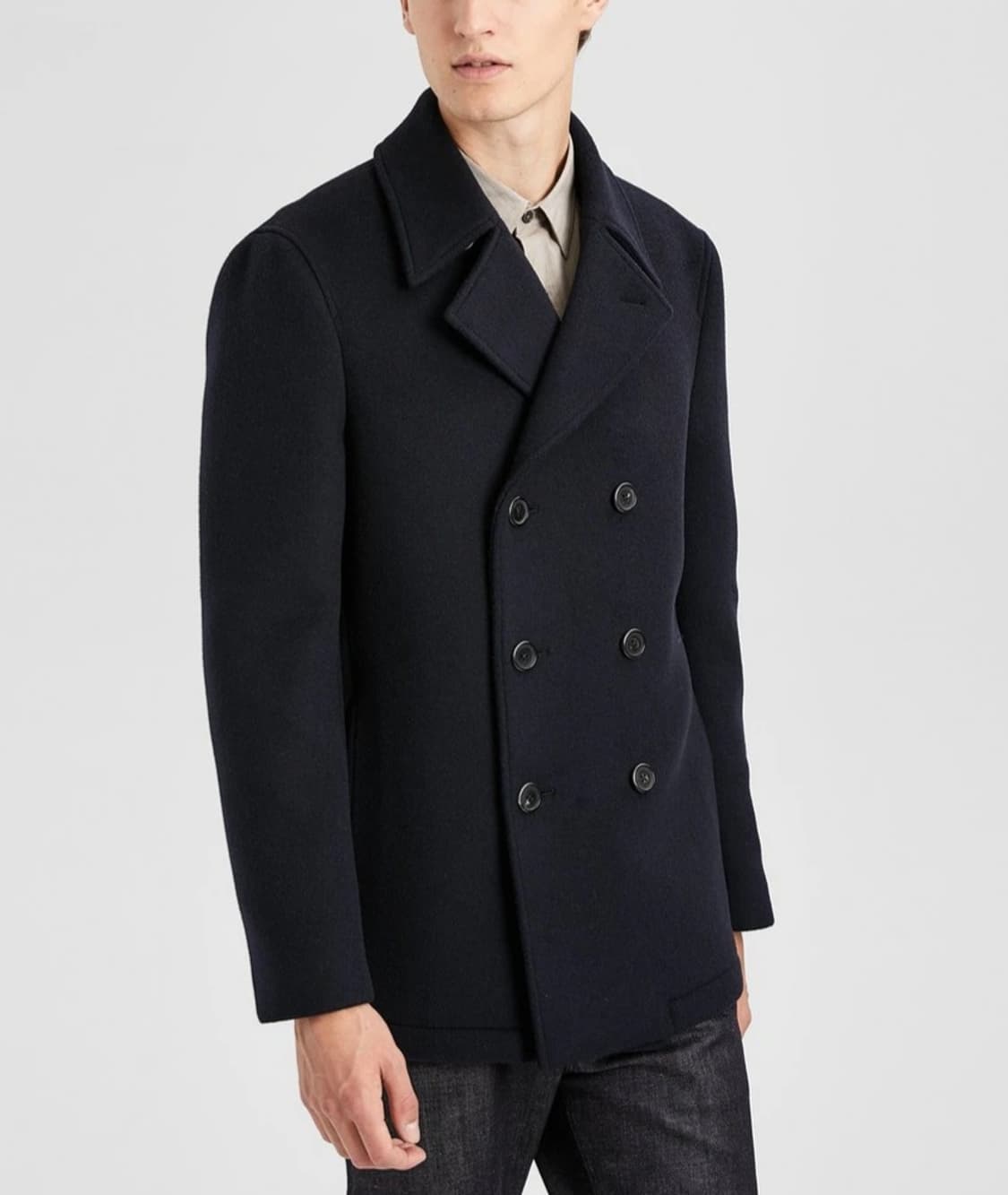 [s] THEORY 띠어리 정품 남성 더블 버튼  브레스티드 피코트 상품이미지7