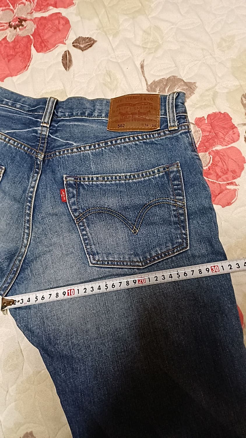 리바이스 502 빈티지청바지 실측33인치 기장104 상품이미지9