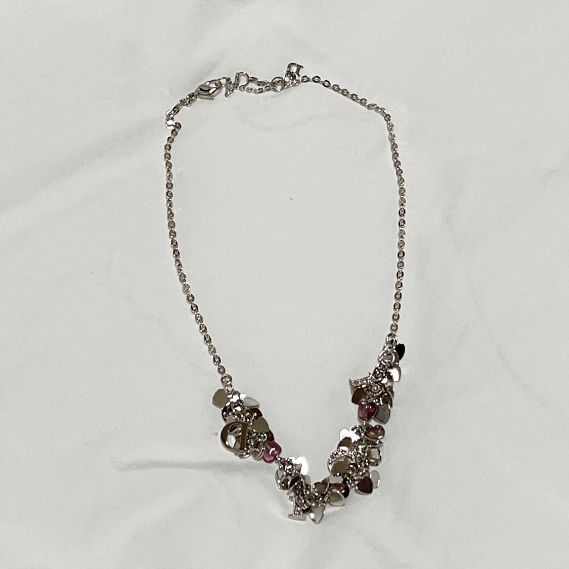 빈티지 ) dior 디올 하트칩 목걸이 상품이미지3