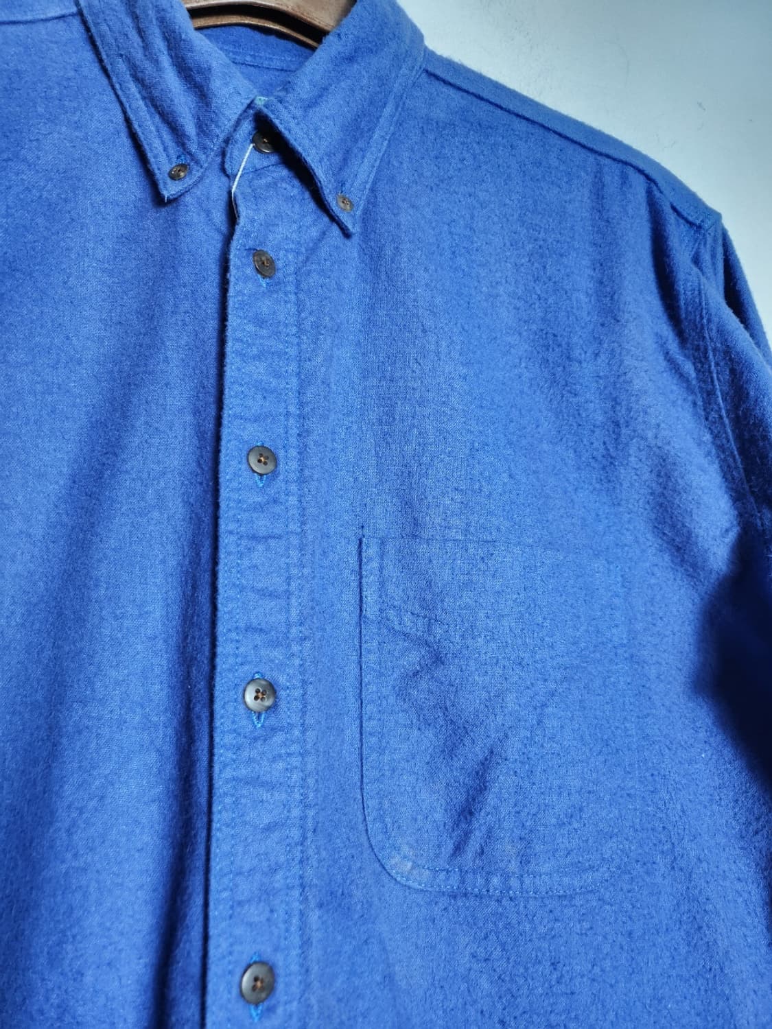 울리치 블루 코튼 셔츠 상품이미지2