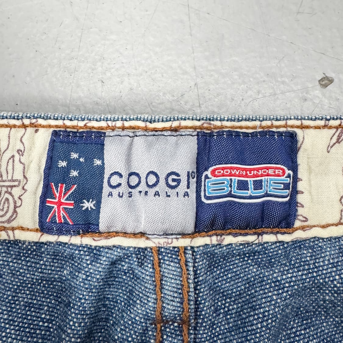 쿠지 사이드라인 올드스쿨 배기핏 데님팬츠 상품이미지8