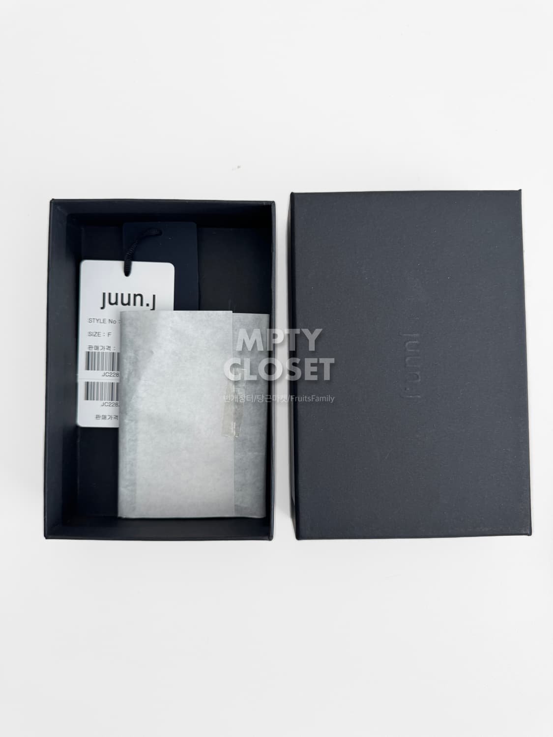 준지 레더 카드지갑 그린 상품이미지6