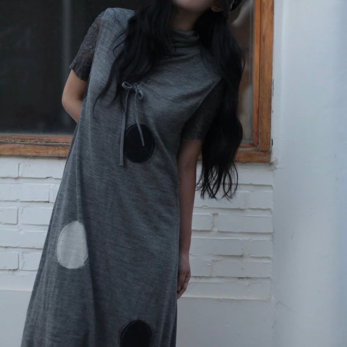 Polka Dot Ruched Dress 상품이미지2