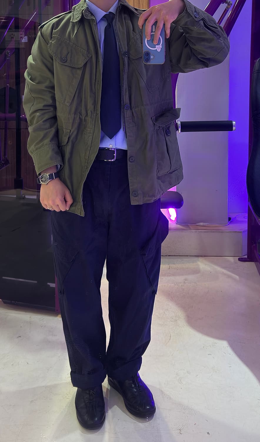 [급처]영국군 스목 컴뱃 필드 자켓 미디움 숏 1965년 보급품 상품이미지7