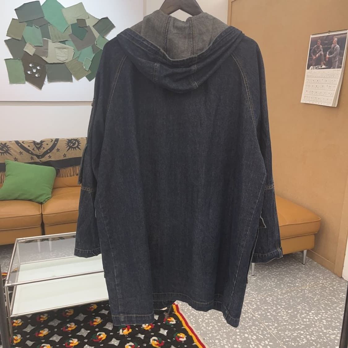 챔피언 올드스쿨 캐주얼 빈티지 미디 데님 자켓 100 C08500 상품이미지4