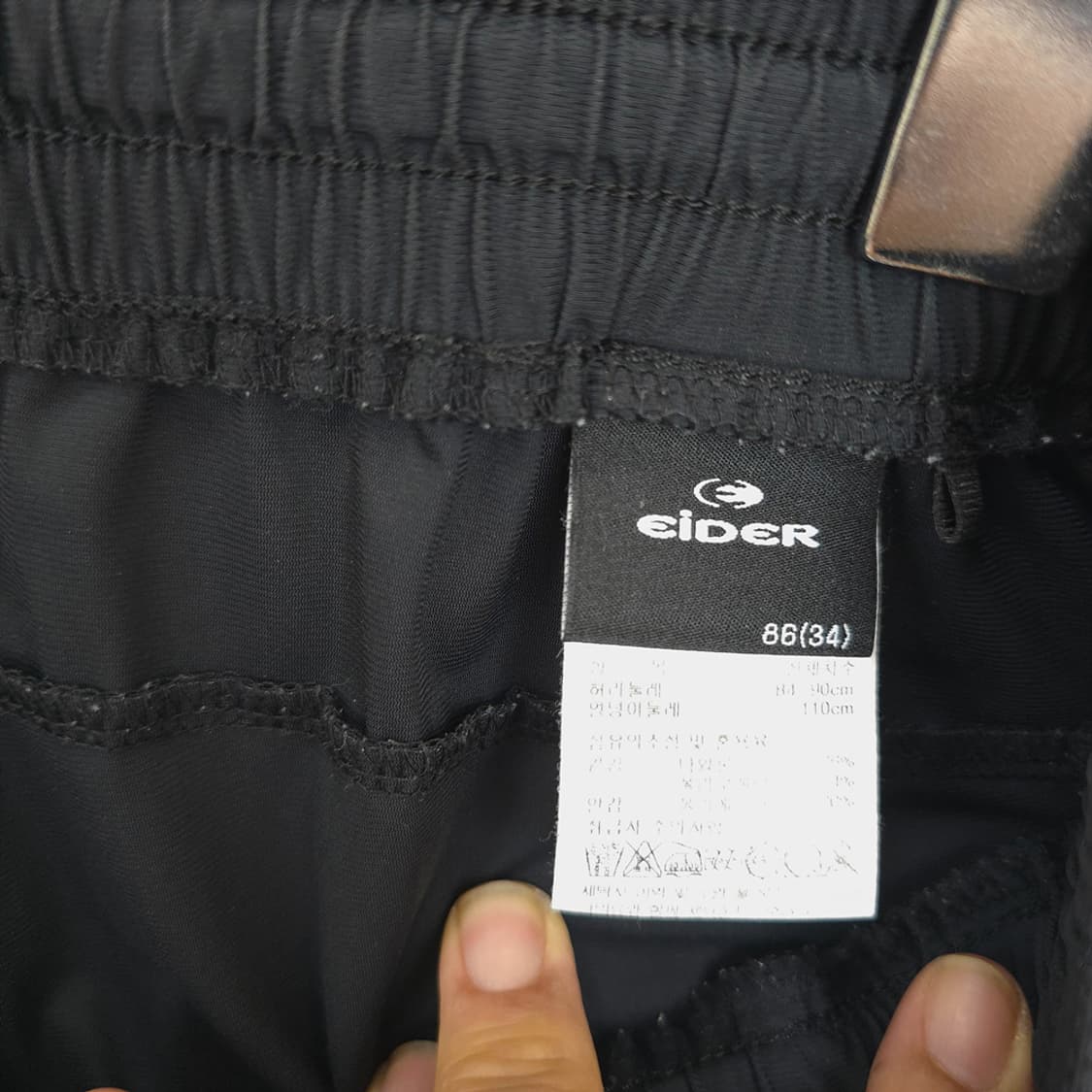 아이다 EIDER 스트레치 트레이닝 팬츠 블랙 34 상품이미지7