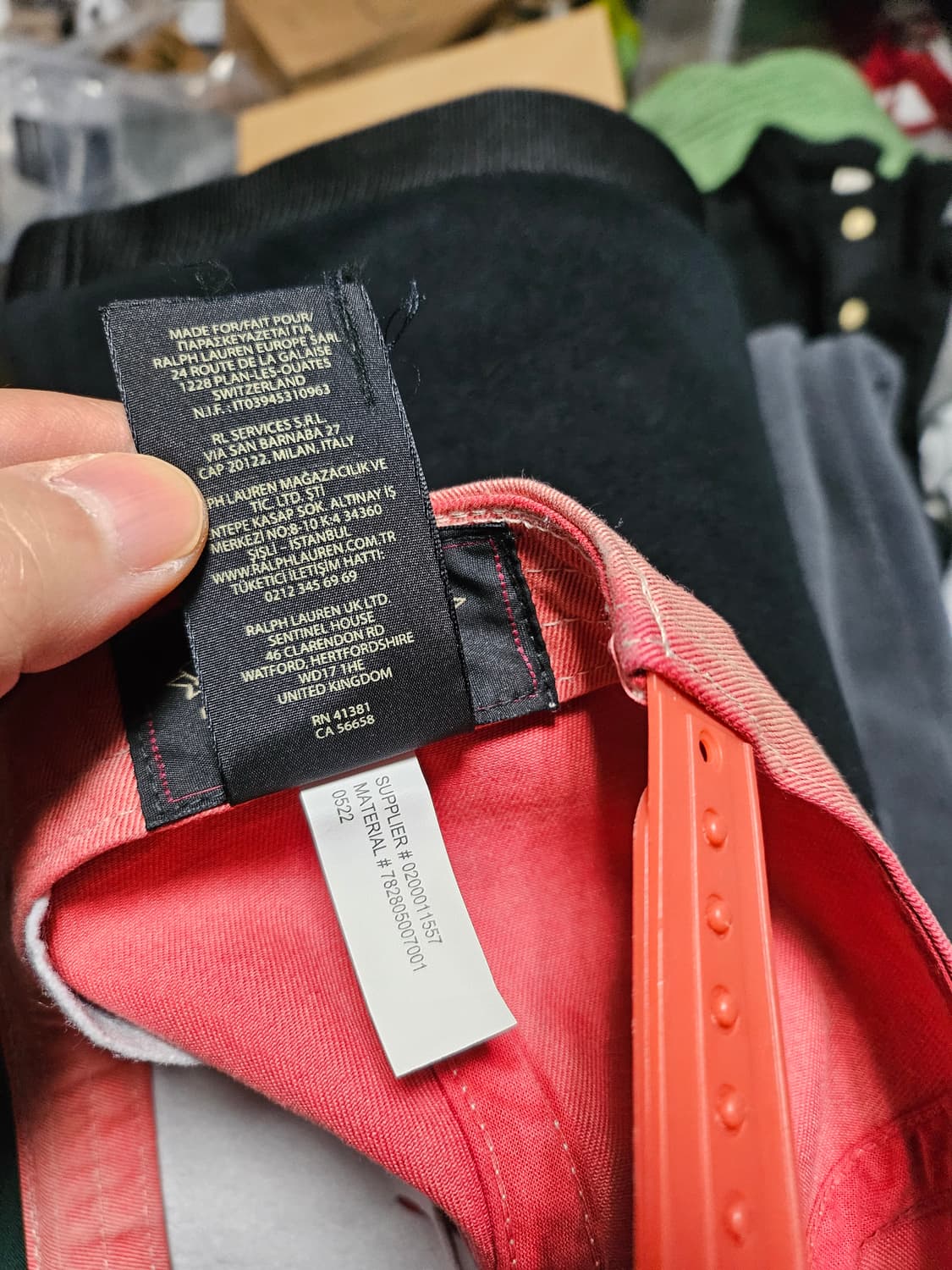 RRL 윙로고 볼캡 핑크 더블알엘 가먼트다잉 볼캡 상품이미지5