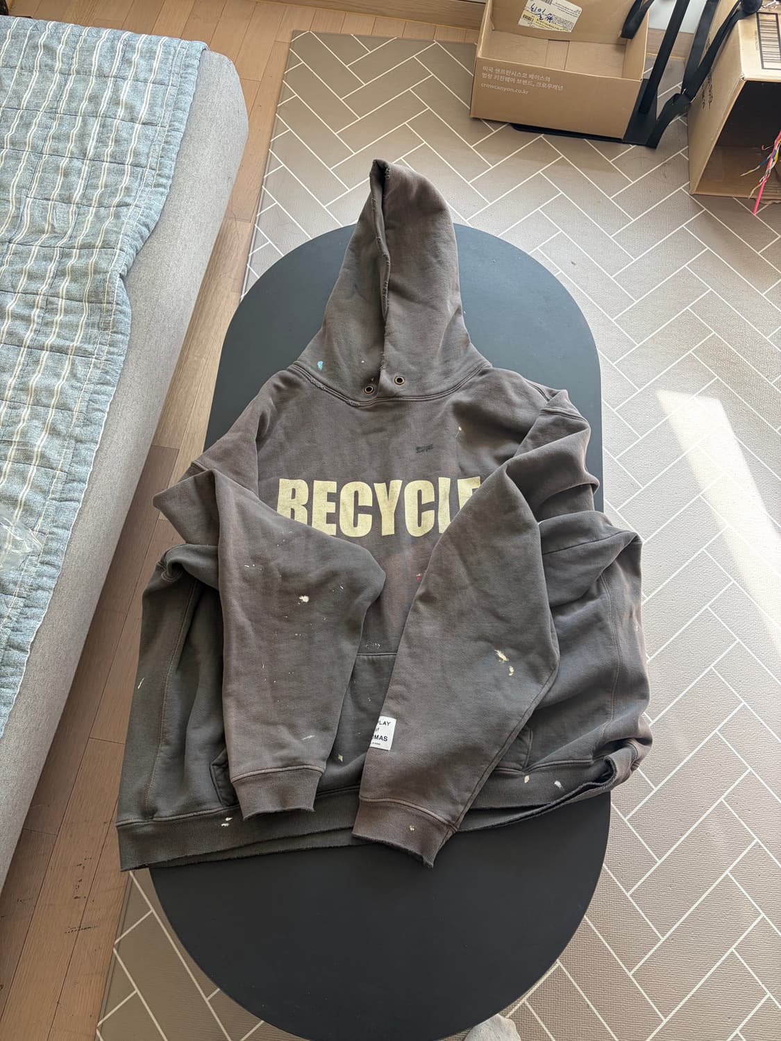 갤러리디파트먼트 리싸이클 후드티 상품이미지1