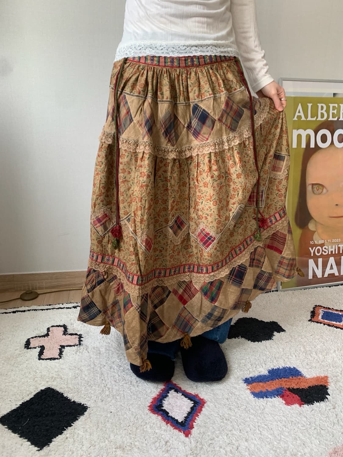 ethnic patchwork skirt 상품이미지6