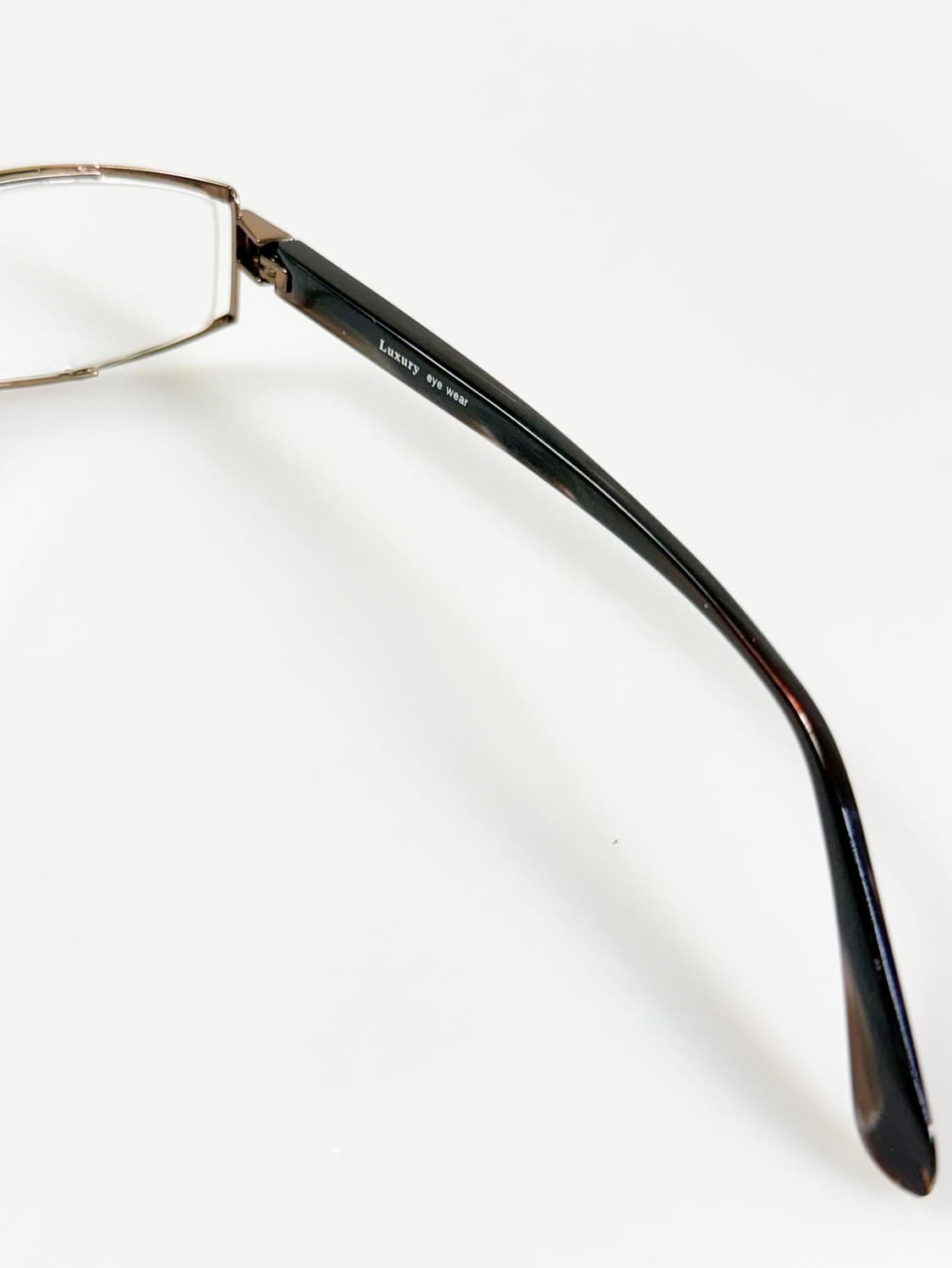 LUXURY EYEWEAR 브론즈 슬림 스퀘어 메탈 빈티지 안경 상품이미지6