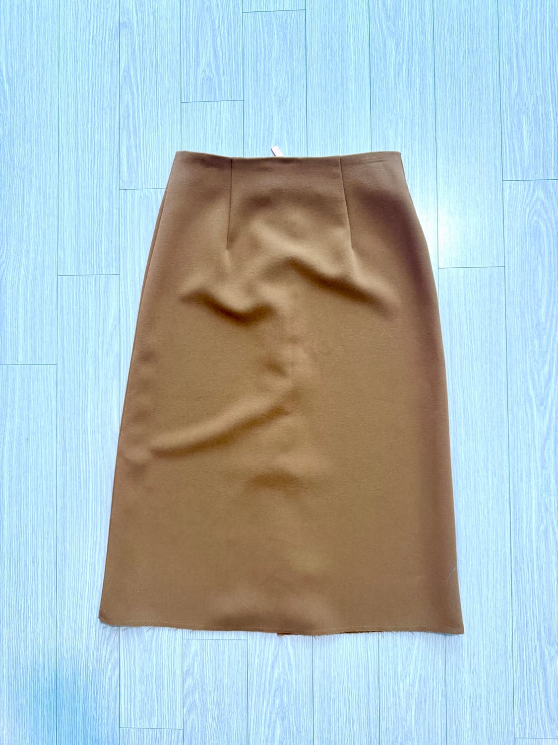 탑샵 TOPSHOP 빈티지 카멜 브라운 H라인 미디스커트 상품이미지2