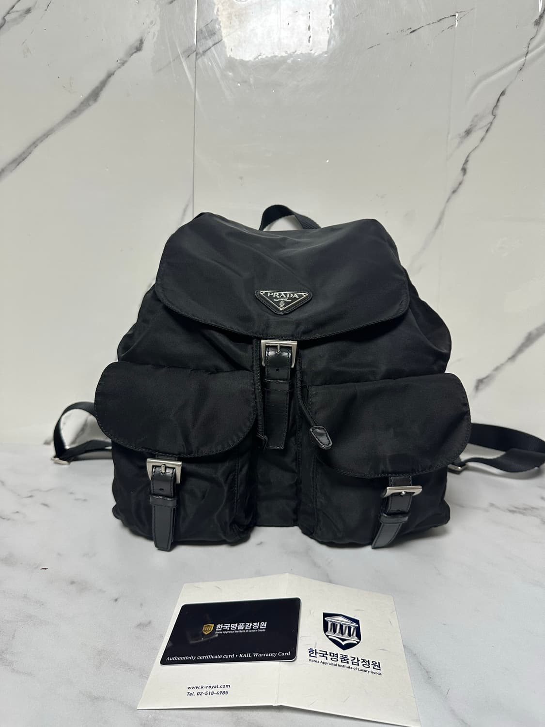 [A 정품] 프라다 투포켓 백팩 미디움 상품이미지10