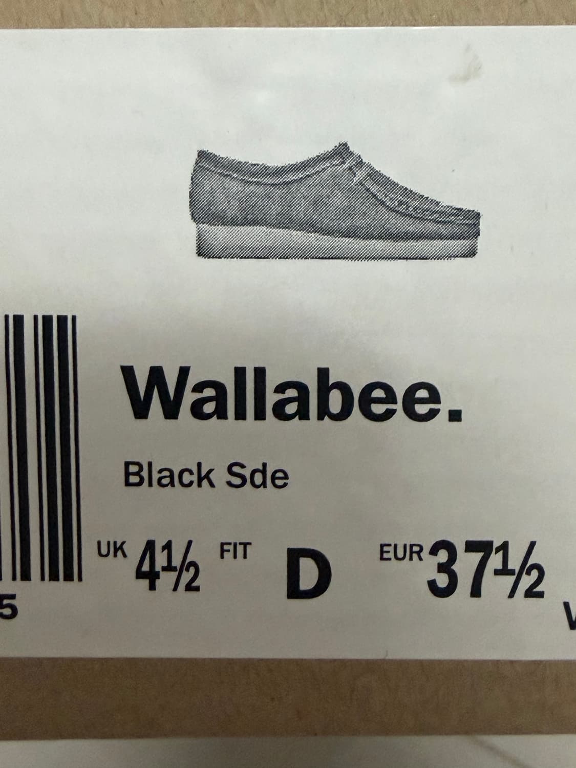 클락스 블랙 스웨이드 235 w 상품이미지2