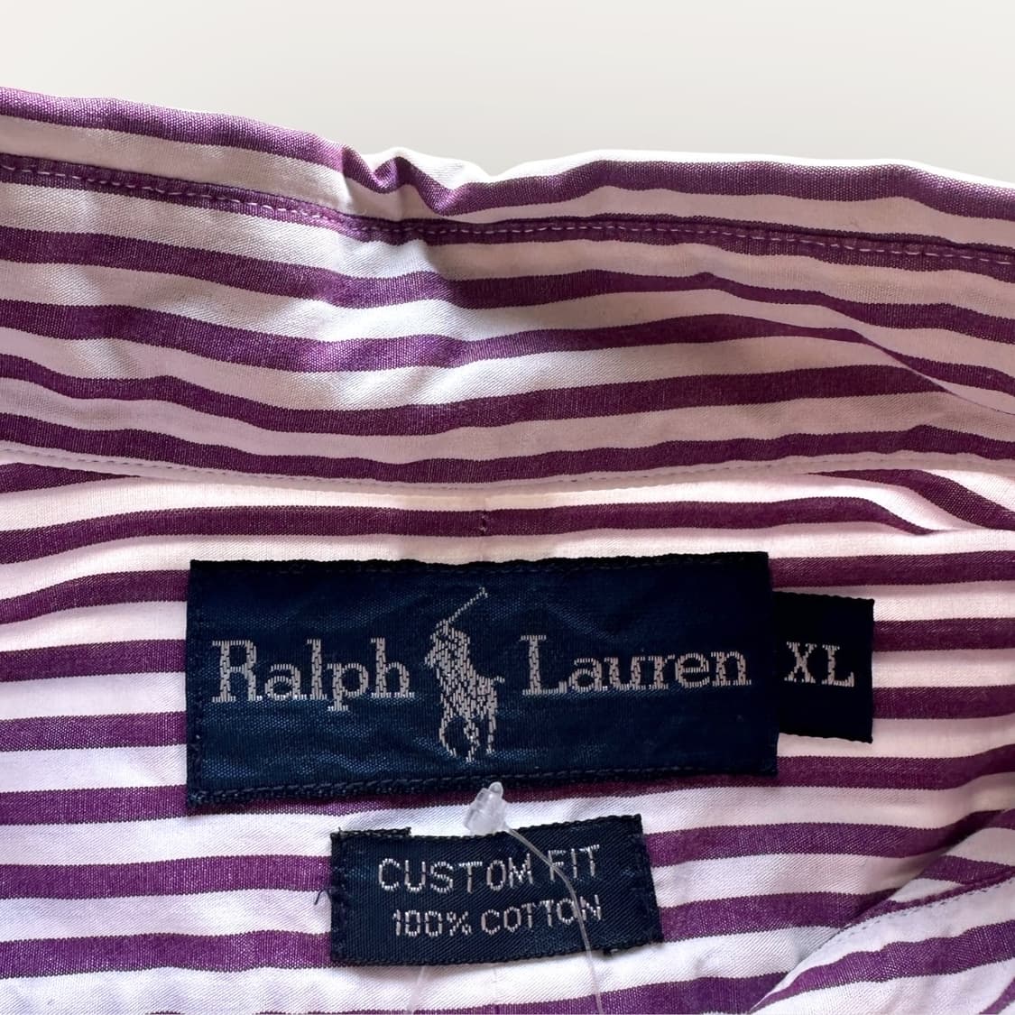 폴로 랄프로렌 퍼플 스트라이프 셔츠 상품이미지3