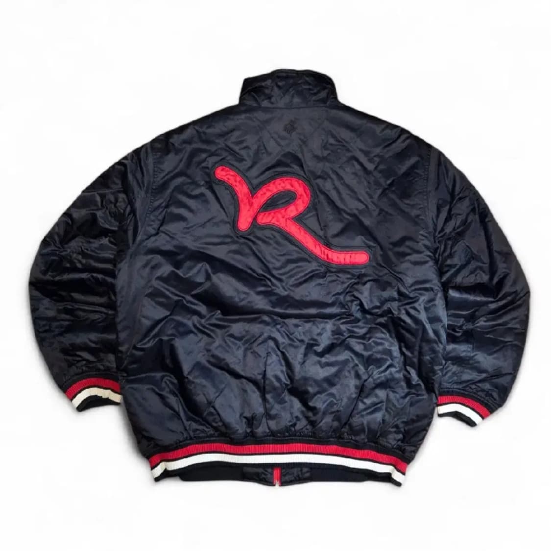 신품급) 90s 올드스쿨 로카웨어 빅로고 바시티 자켓 (2XL) 상품이미지2