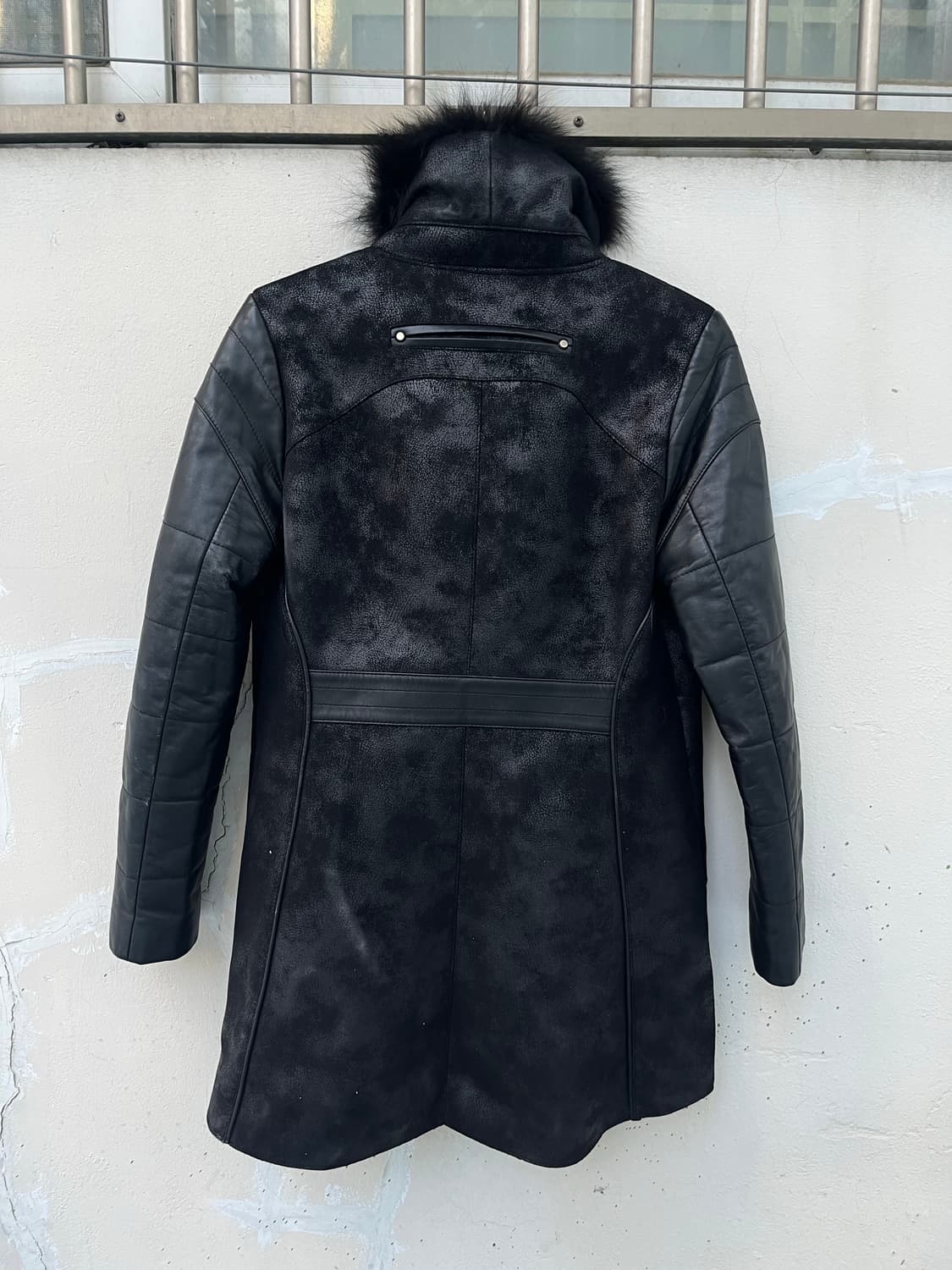 레더 퍼 무스탕 코트 상품이미지4