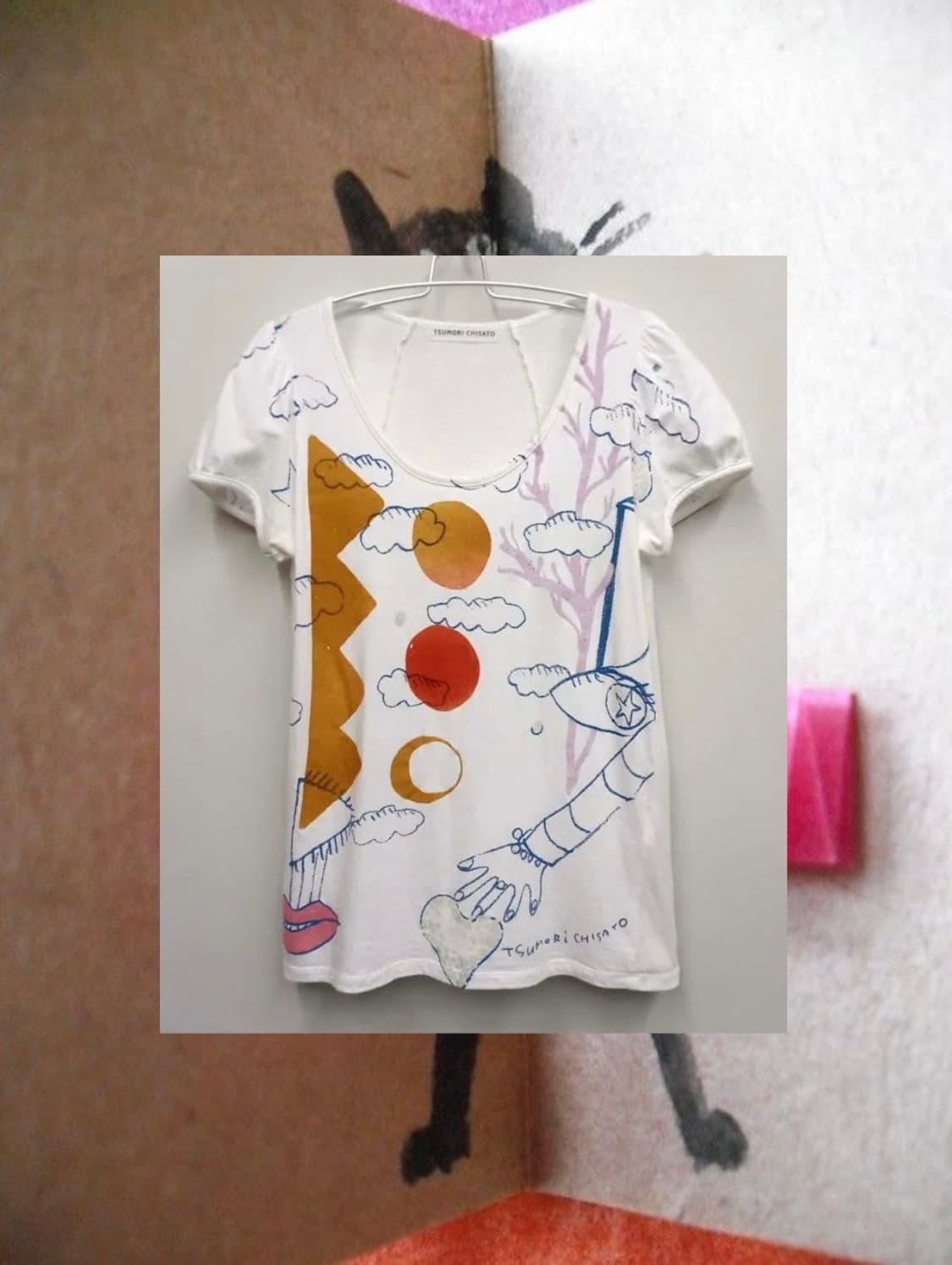 츠모리 치사토 반팔 티셔츠 상품이미지1