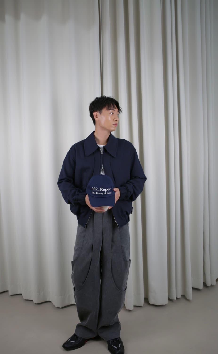 HONO 호노 네이비 블루종 자켓 상품이미지2