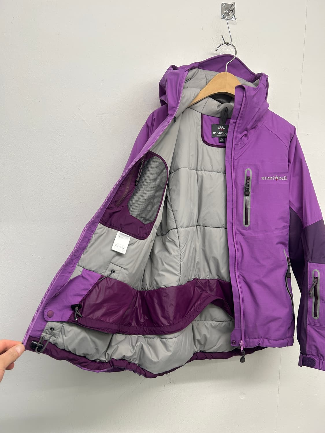 JPN 몽벨 동계 아웃도어 후드 자켓 상품이미지5