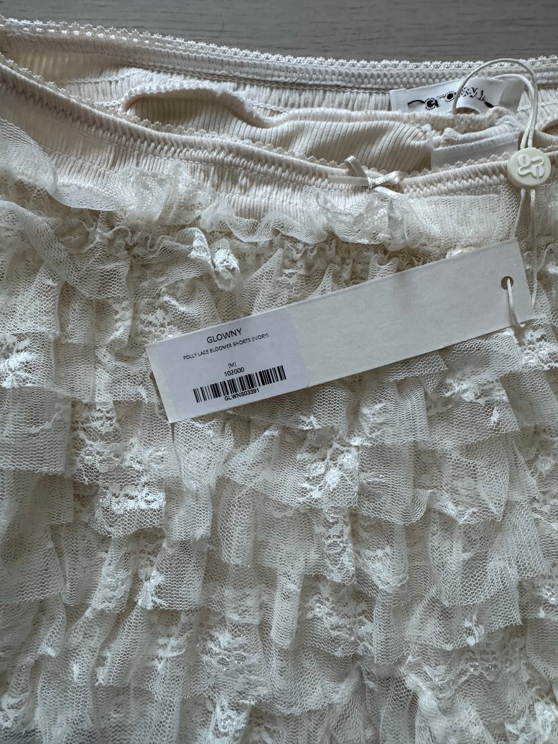 글로니 폴리 레이스 쇼츠 상품이미지3