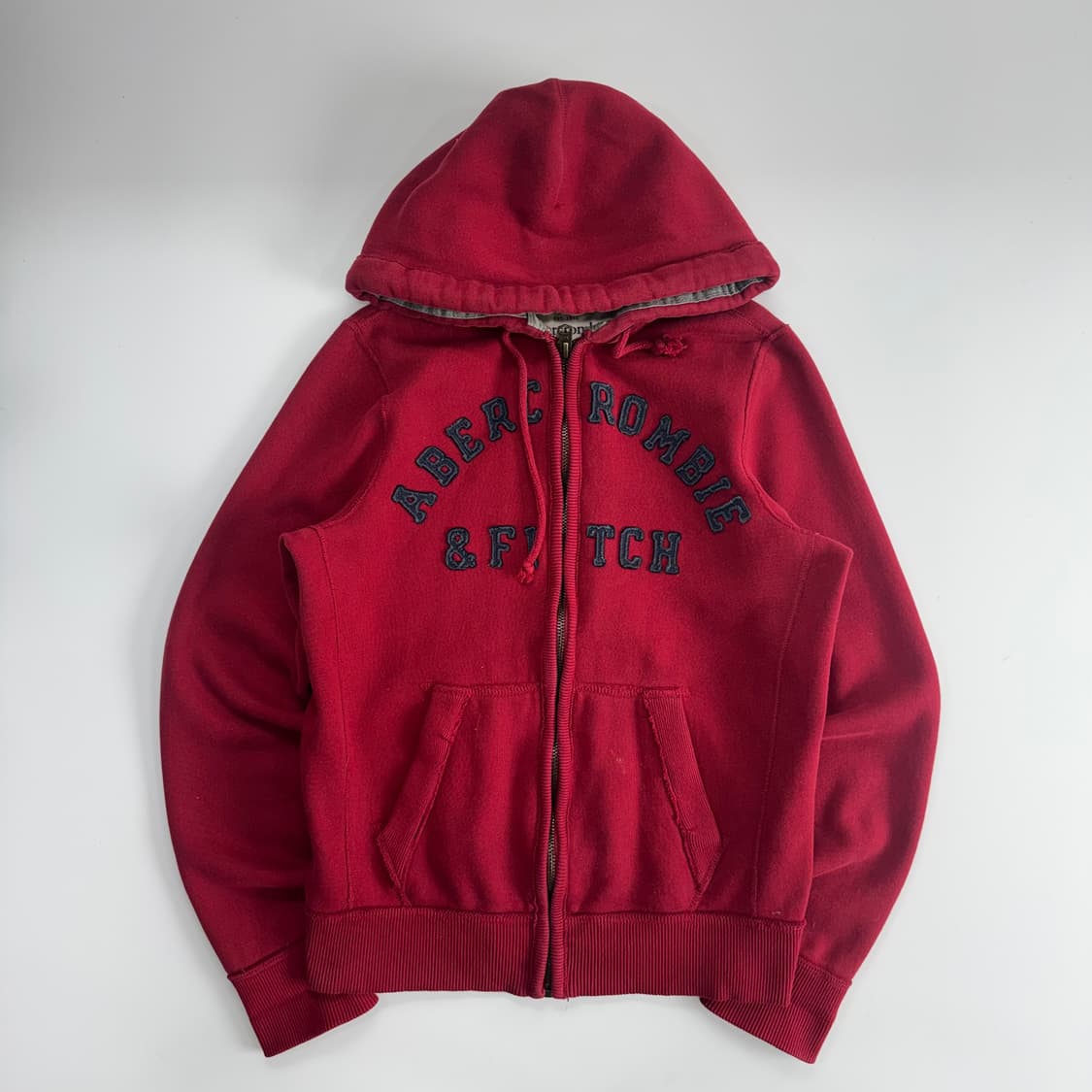 Abercrombie 아베크롬비 스펠아웃 레드 후드집업 상품이미지3