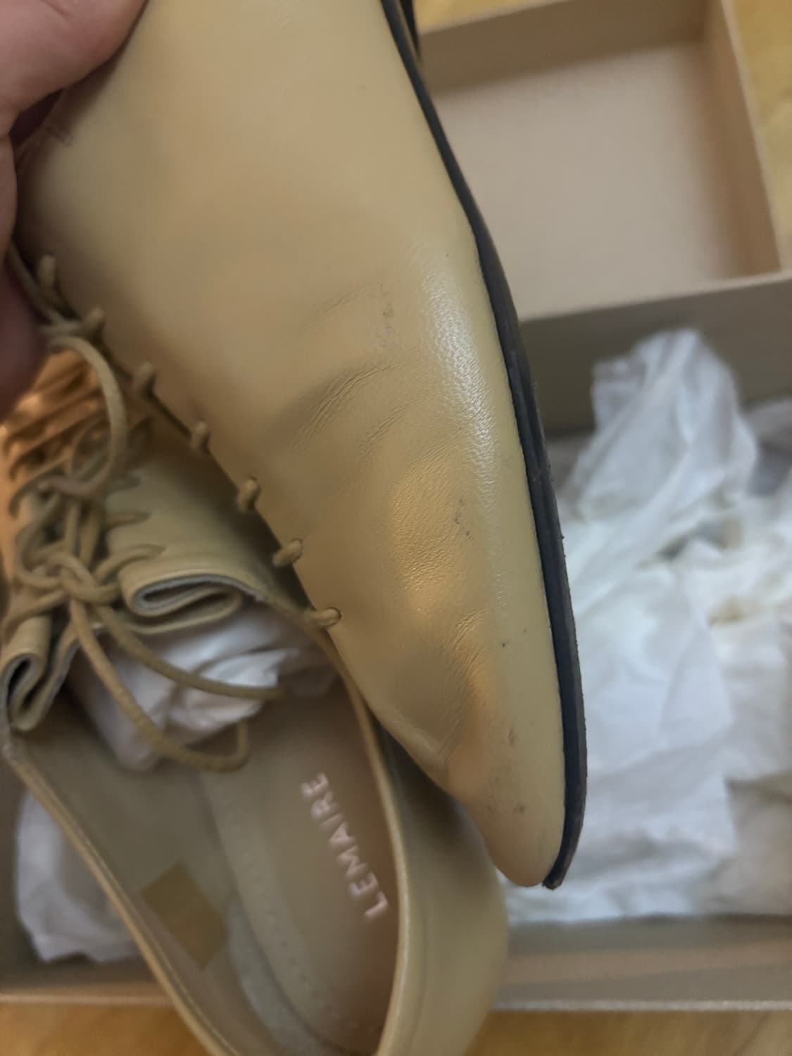 르메르 더비 슈즈 베이지 상품이미지3